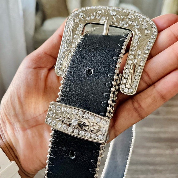 Bling Embellished Belt S/M - Picture 4 of 8